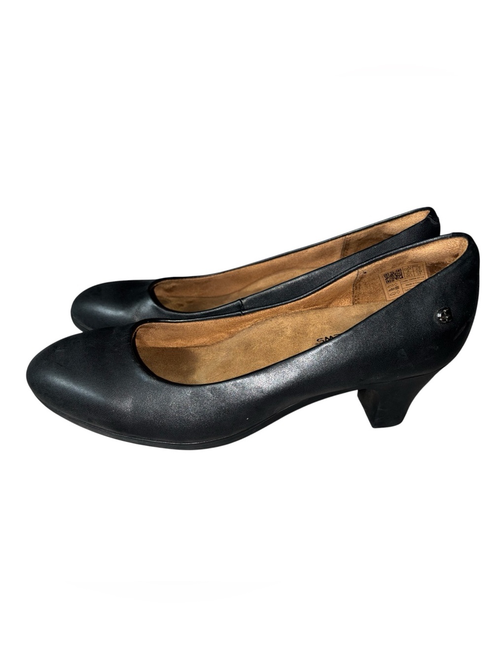 Like New Shoes For Crews Olivia Black Pumps Heels Shoes Round Toe 8 Low Heel